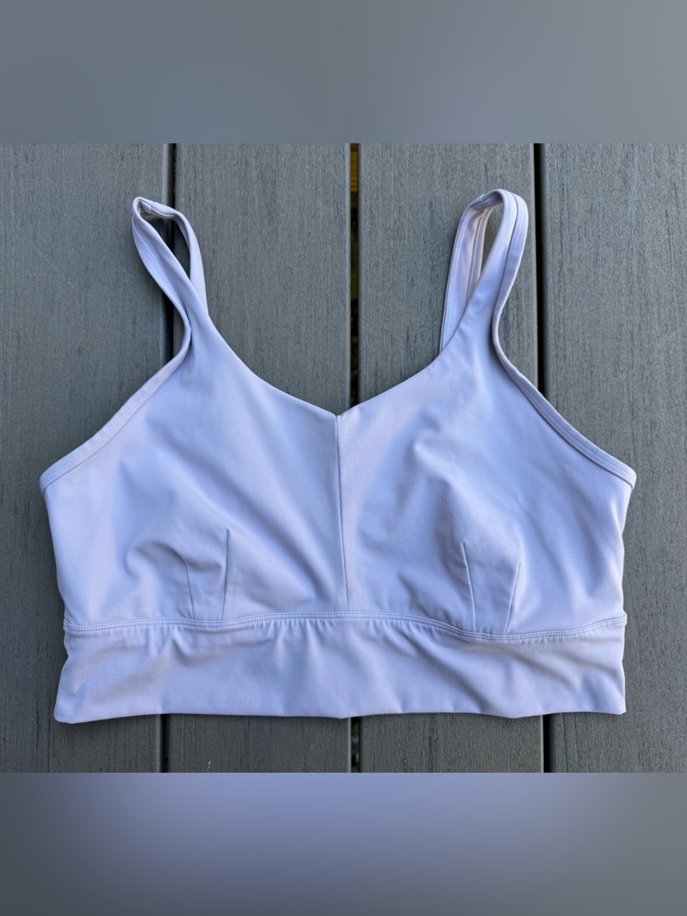 Duluth Women's Armachillo Cooling Longline Bra Item 32626 Lavender Size Large